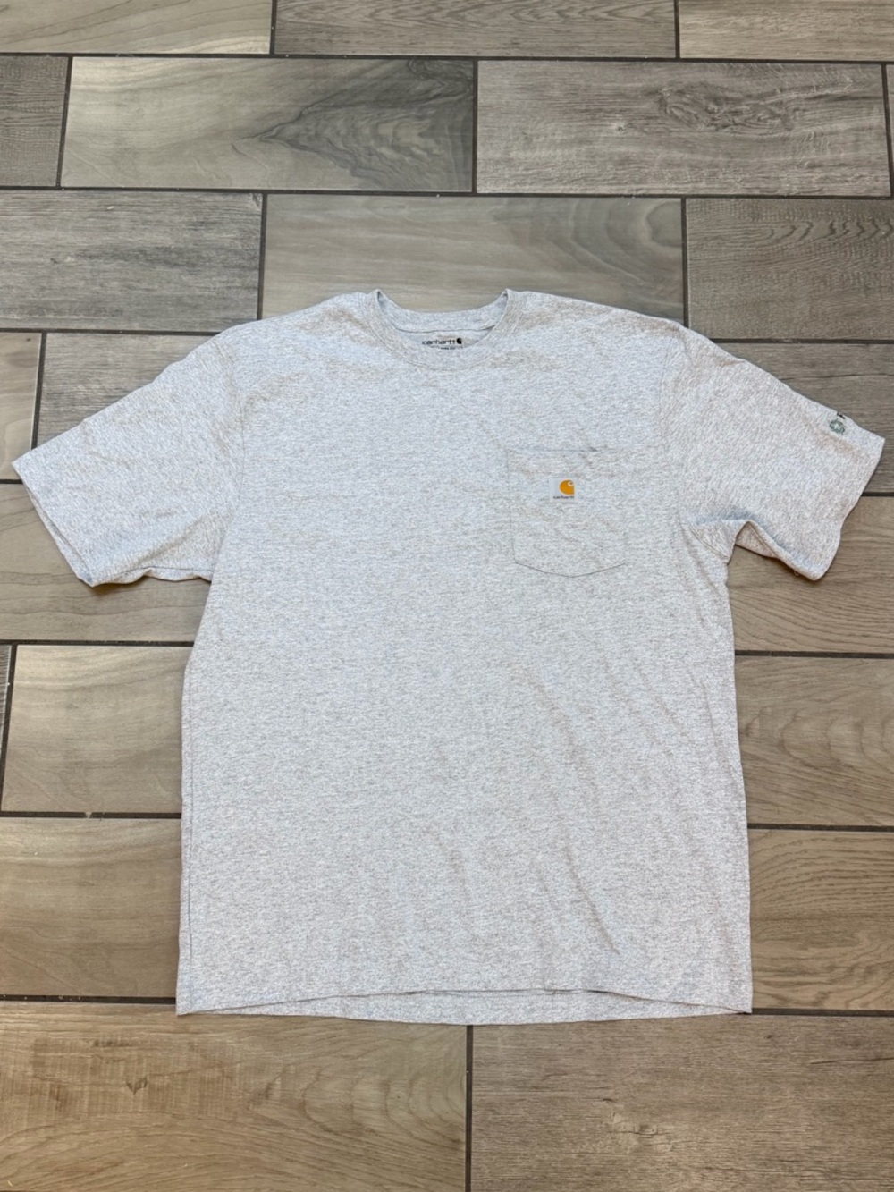 Carhartt Short-Sleeve Pocket T-Shirt Loose Fit- Light Gray